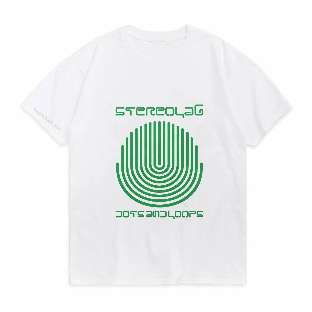 Dots and Loops Tee Stereolab Music Group Print Tshirt Cotton Summer Short Sleeve Tshirts Streetwear Unisex Men Women Clothes