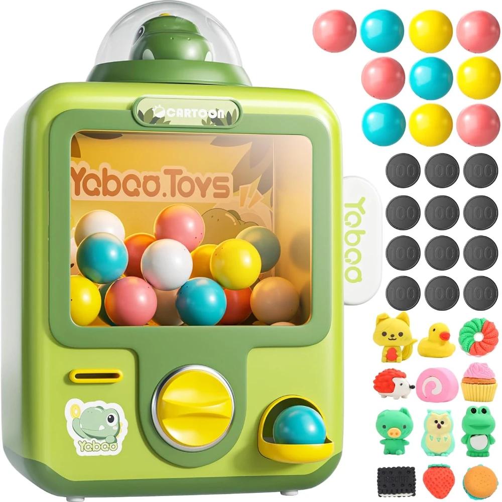 DinosaurClaw Machine Game for Kids,Mini Electronic Vending Claw Machine Arcade Game ,Prize Dispenser Toys for Girls Boys Gift