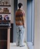 NONBLANK Gradient Round Knit_Crimson Brown