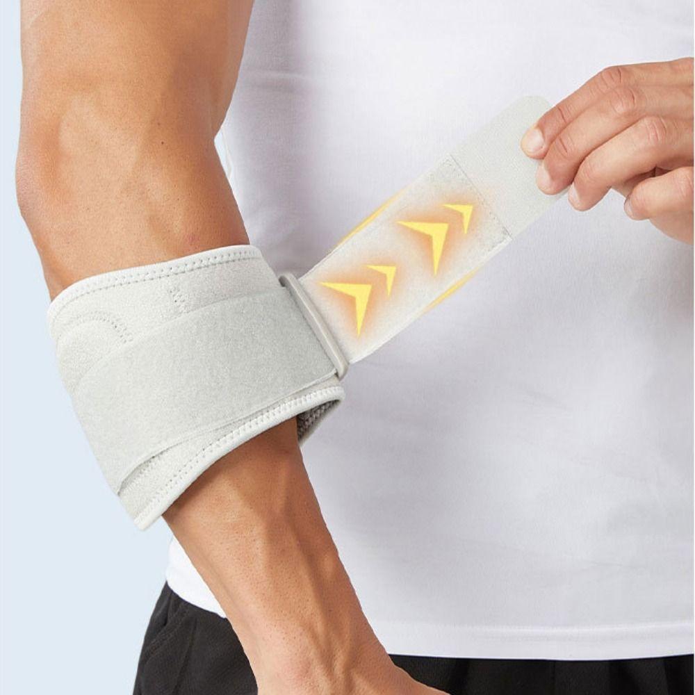 Wear-resistant Fitness Elbow Brace Adjustable Breathable Arm Pad  Sports Fitness Cycling