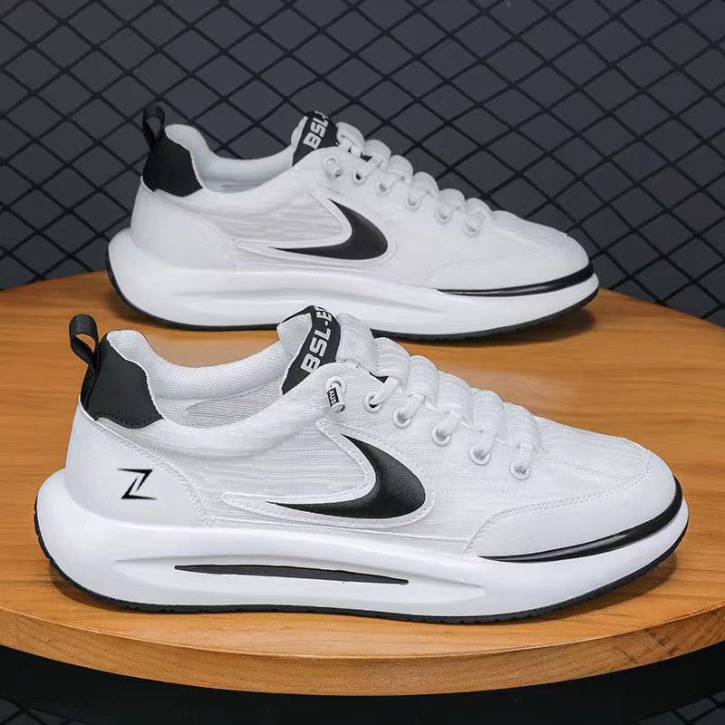 

Мужская обувь 2025 лето новая спортивная и повседневная обувь мягкая подошва мягкая поверхность дышащая для бега модный тренд студенческая обувь 44