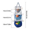 1PC Three-Layer Fruit Hanging Basket, Detachable Wall-Mounted Fruit Net Bag, Simple Woven Bag Vegetable And Fruit Basket