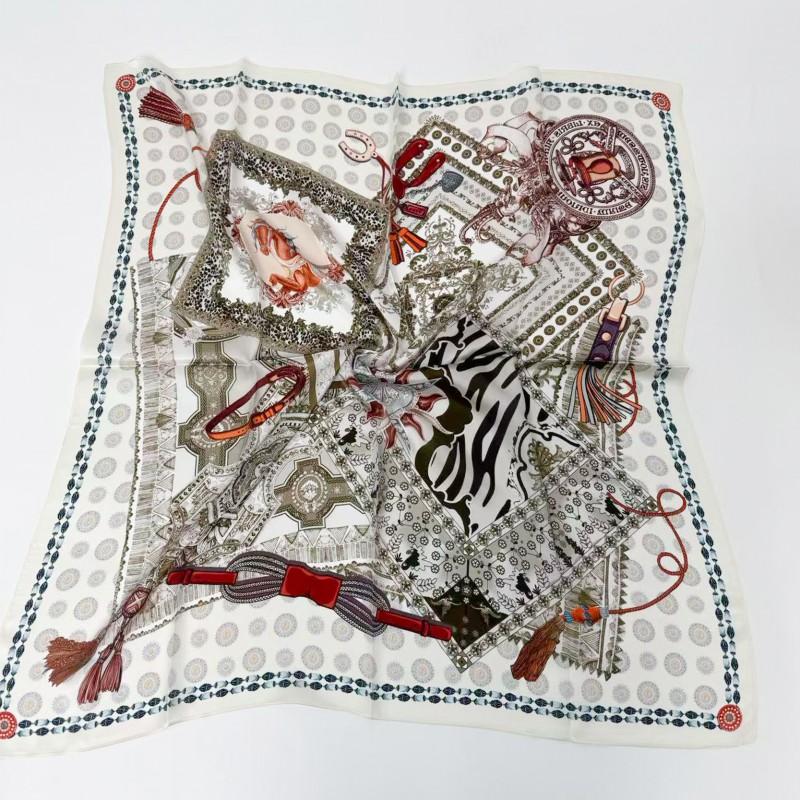 90cm Square Silk Scarf 100% Mulberry Thin Sun Protection Shawl Fashion Office Lady
