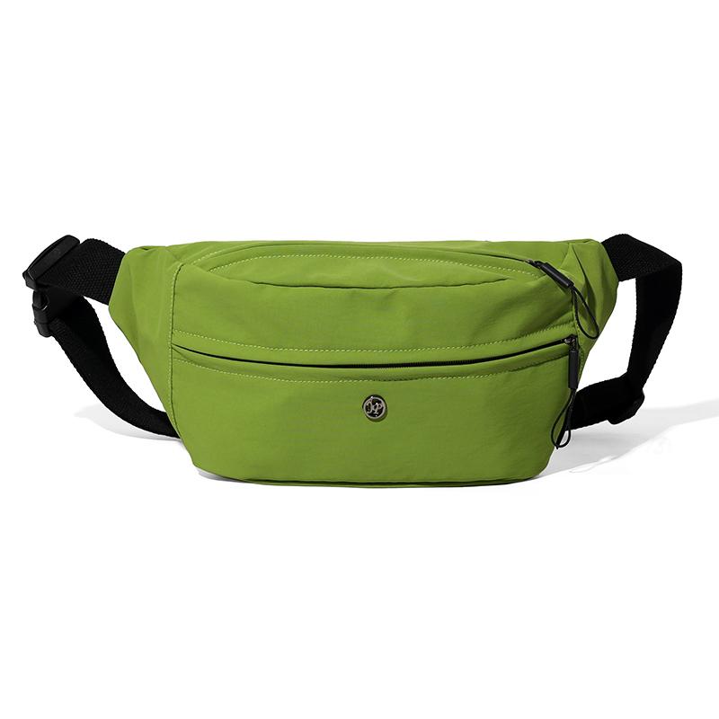 Cycling Chest Bag Solid Color Waist Bag Outdoor Large Capacity Crossbody Bag