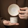 Wood Gray Porcelain Underglaze Color Hand-Painted Persimmon Tea Strainer Tea Filter Mesh Tea Filter Accessories