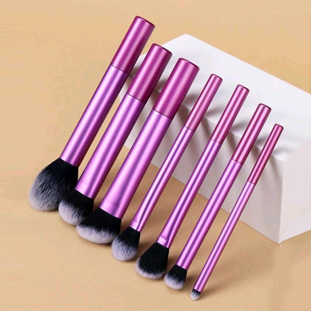 10ks Mini sada štětců na make-up Powder Eyeshadow Foundation Blush Blender Concealer Beauty Makeup Tools Štětec Profesionální potřeby