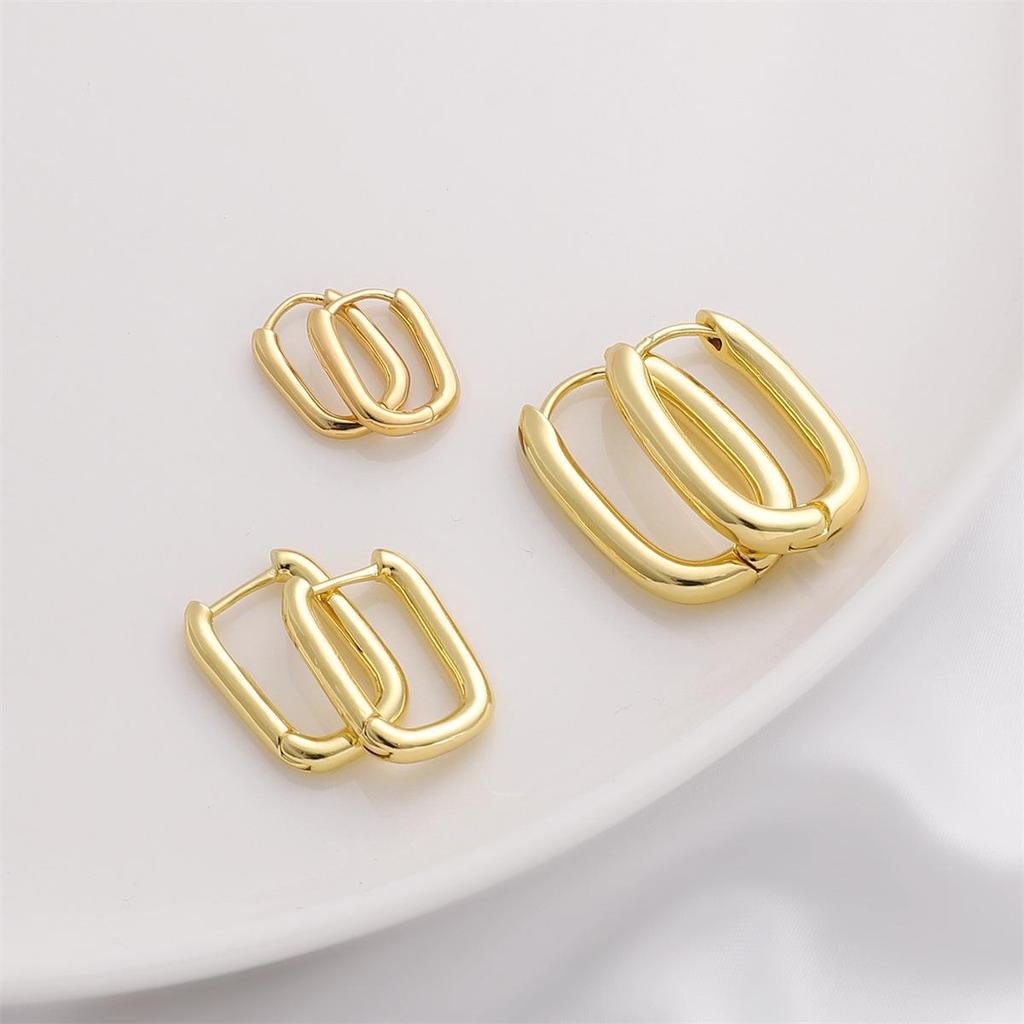 14K/18K Gold-Filled Copper Hollow Cone Ear Cuffs DIY Earrings Jewelry Accessories