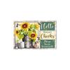 1Pcs Sunflower Kitchen Rug Anti-Fatigue Kitchen Rug Waterproof Non-Slip Rugs Set Runner Rug Bedside Rug Absorbent Carpet
