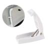 Rounded Baggage Door Clip White Door Clip Bracket Compartment Lock  Motorhome