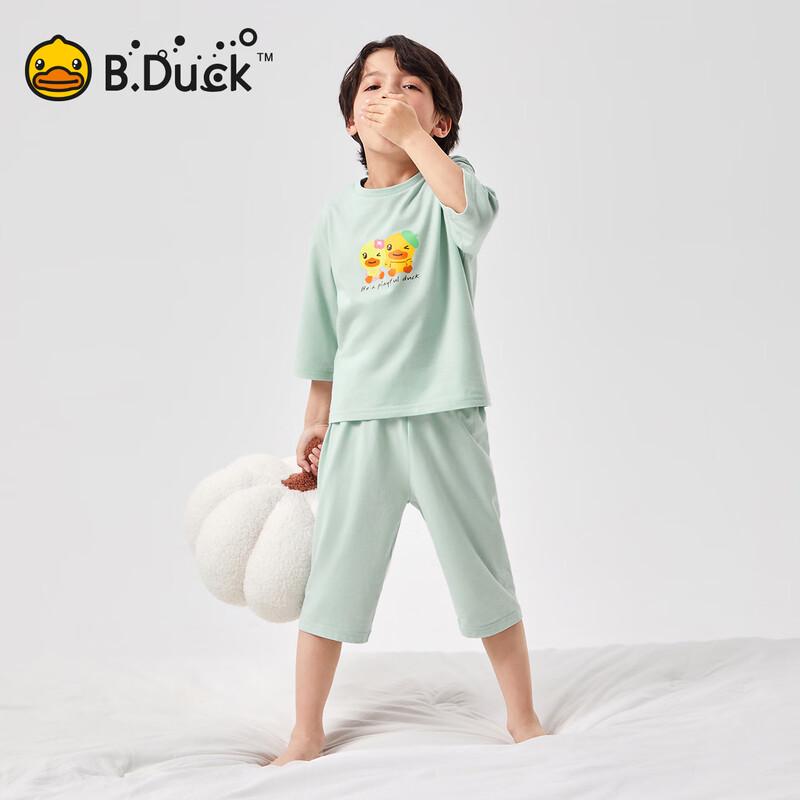 B.Duck Kids 2-Piece Summer Pajama Set 120
