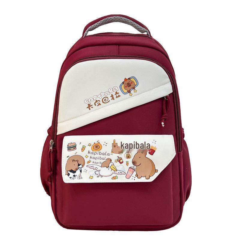 2025 Japanischer Niedlicher Capybara Rucksack: Leicht & Süß für Junior- und Senior-Highschool-Schüler