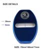 Car Styling Door Lock Decoration Protection Cover Emblem Case for Skoda Fabia Octavia Kodiaq Superb Karoq Fabia Auto Accessories Agt588