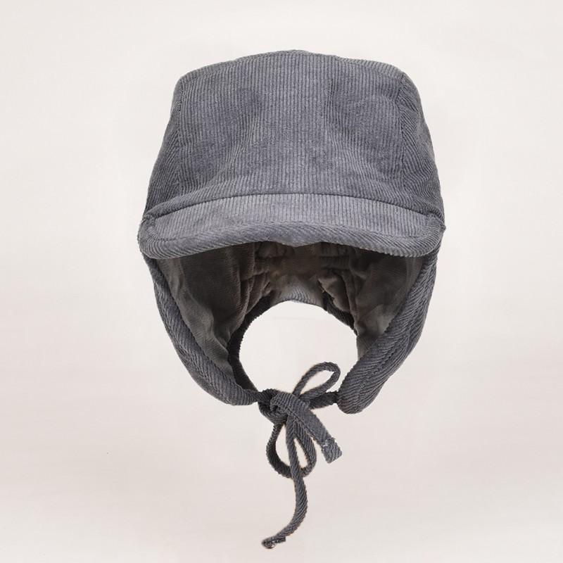 Pilotní čepice Thunderbolt Pánská Zimní Hřejivá Zesílená Ochranou Uší Dámská Kšiltovka Káčátko Motorkářská Čepice Manšestrová Lyžařská