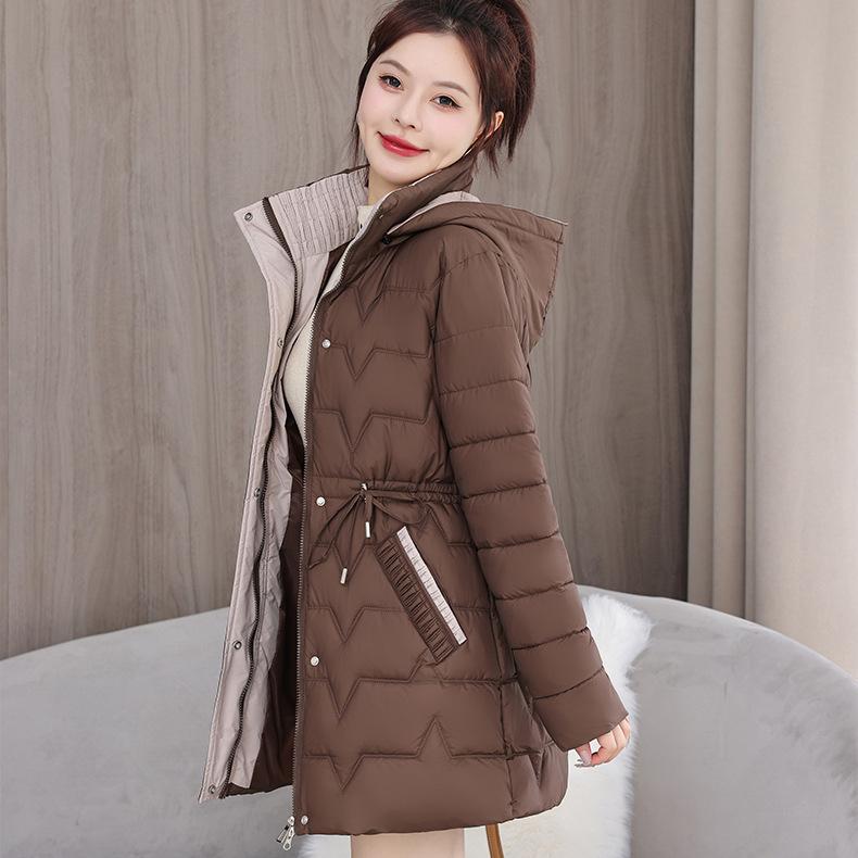 Women Jacket Coats Long Parkas Down Hooded Overcoat Winter Thick Warm Jackets Windproof Casual Student Coat