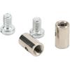 Motorcycle Throttle Screw Cable Ends, 6mm/0.2in Brake Lever Repair Cable Nipples, Universal Adjustable Throttle Cable End, Solderless