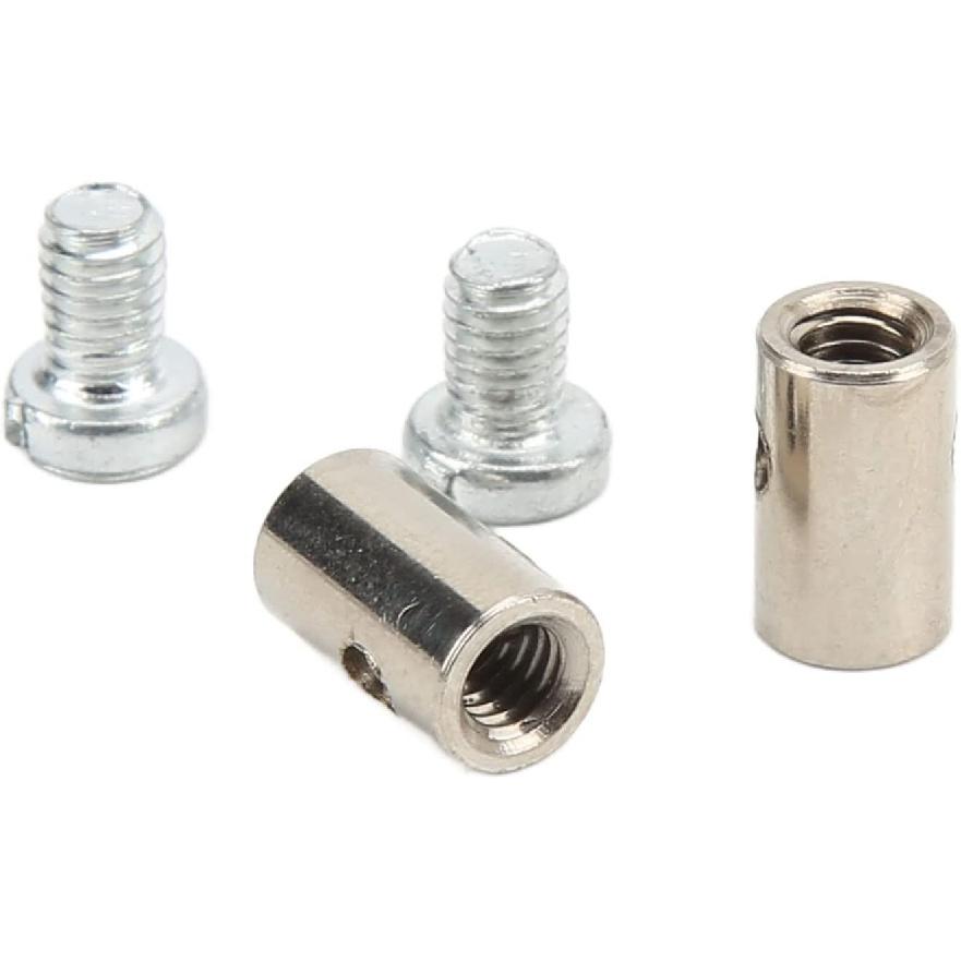 Motorcycle Throttle Screw Cable Ends, 6mm/0.2in Brake Lever Repair Cable Nipples, Universal Adjustable Throttle Cable End, Solderless