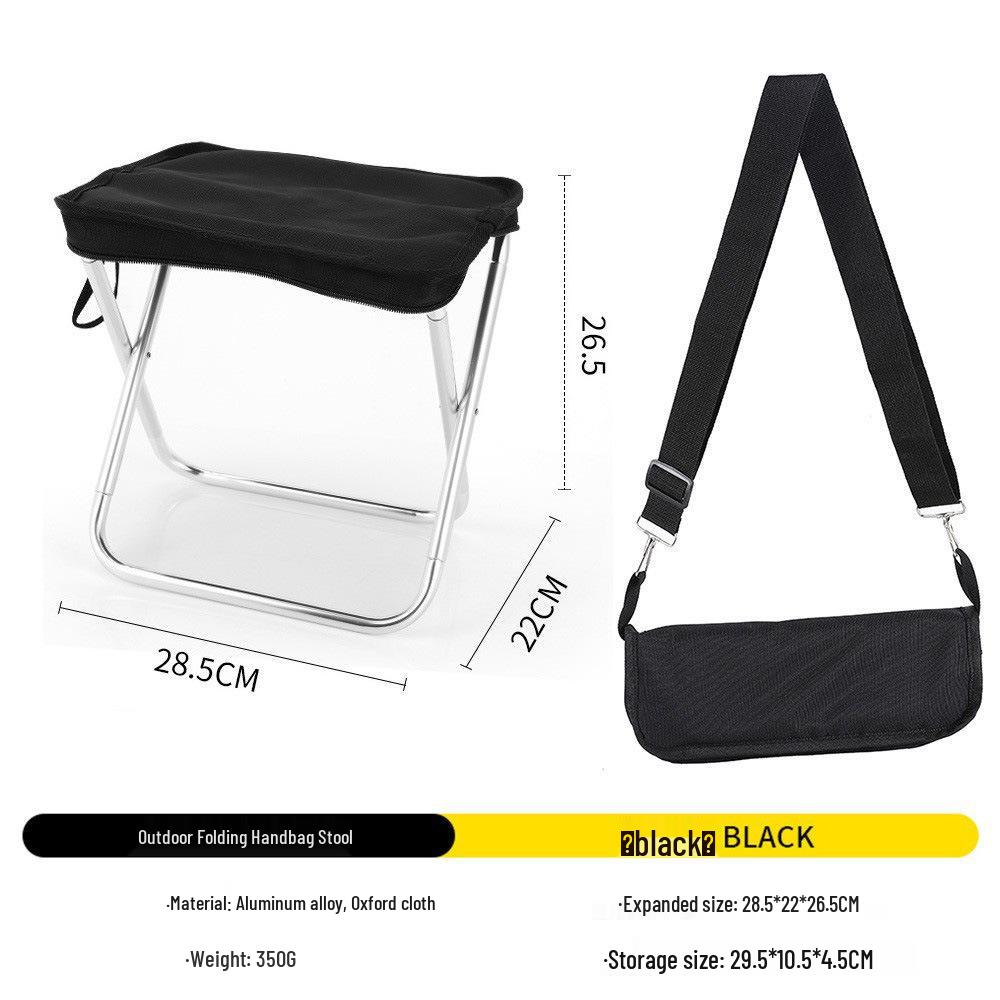 Ultraleichter tragbarer faltbarer Aluminium-Campinghocker