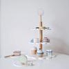 2 Pretend Food Set Play Desserts Cake and Donuts - Birthday Gifts Toy for Boys, Girls,