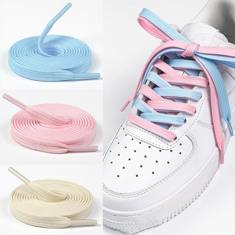 Multi-Color Flat Shoelaces, Double-Layer Woven Replacement Laces, Durable Laces for Sneakers, Sports & Casual Shoes 1Pair/3Pairs