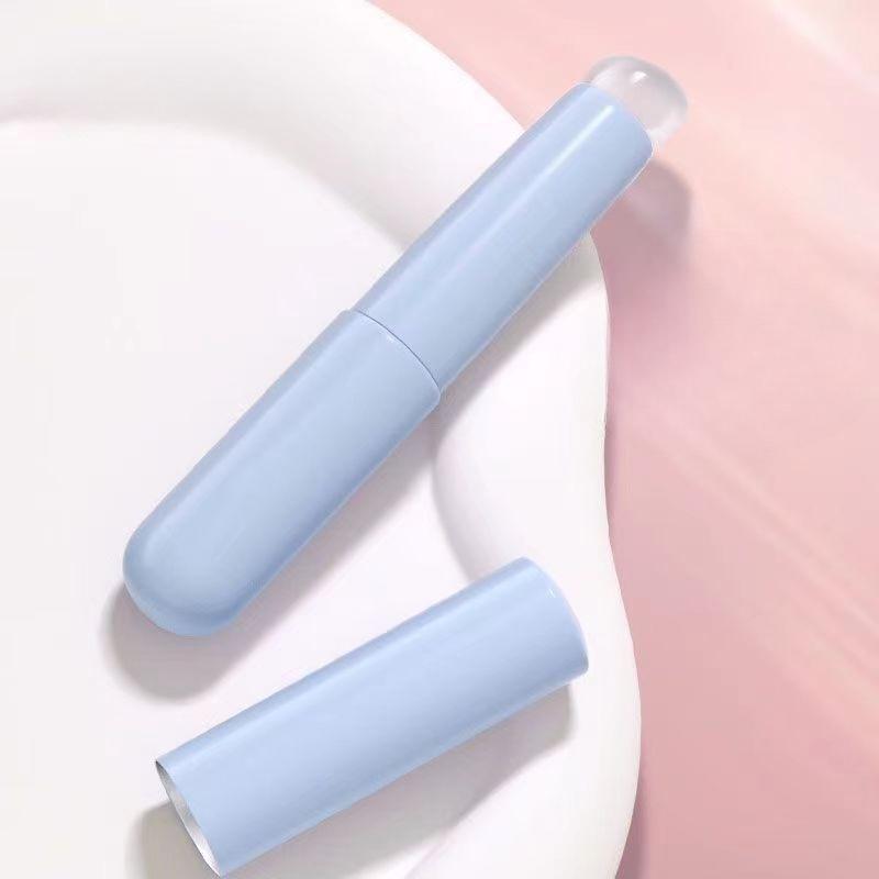 1PC Silicone Lip Brush With Cover Cap Concealer Brush Like Fingertips Q Soft Lipstick Makeup Brushes Round Head No Broken