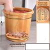 Jiemengzhe Cedar Wood Foot Spa & Steaming Tub