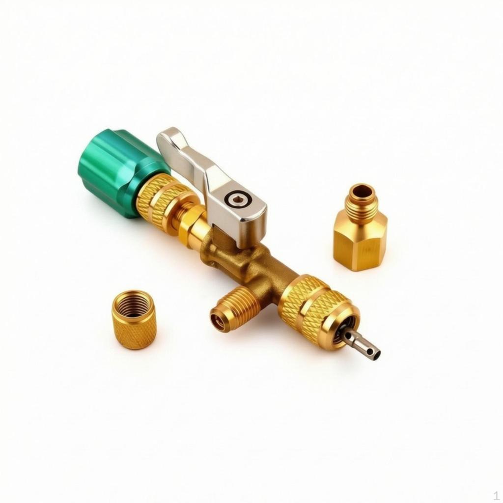 Shutoff Core Removal Tool with Ball Brass for Heating and Cooling Technicians, Refrigeration