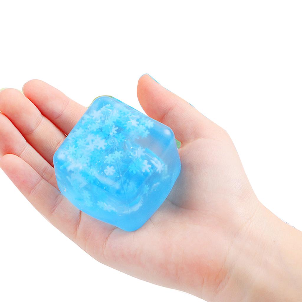 Simulation Ice Block Slow Rising Toy Small Decompression Toy for Kids Stress Reliever Fidgets Presents