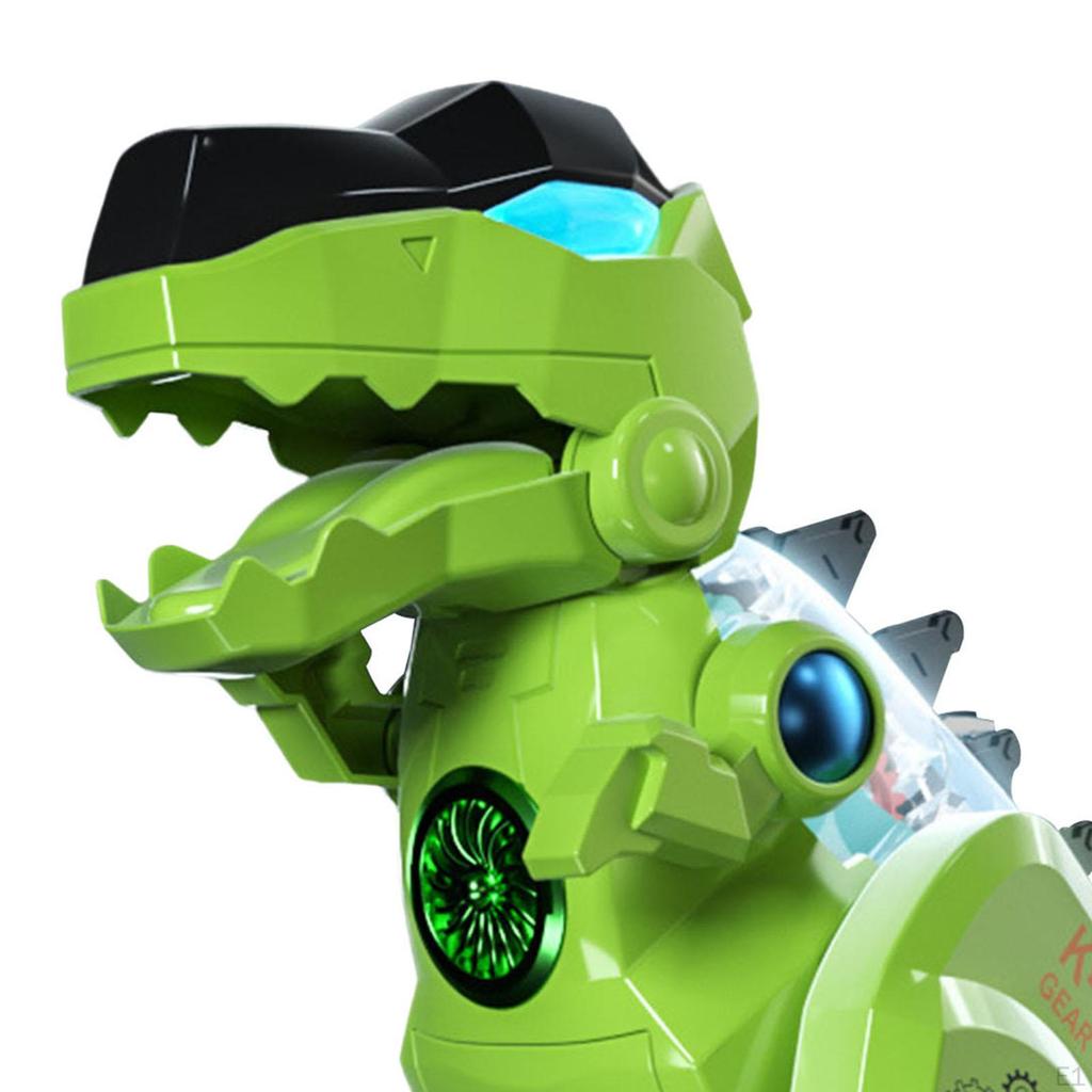 Mini Toys Musical Toy Dinosaur with Music and Light Electric Handstand Funny Decor LED