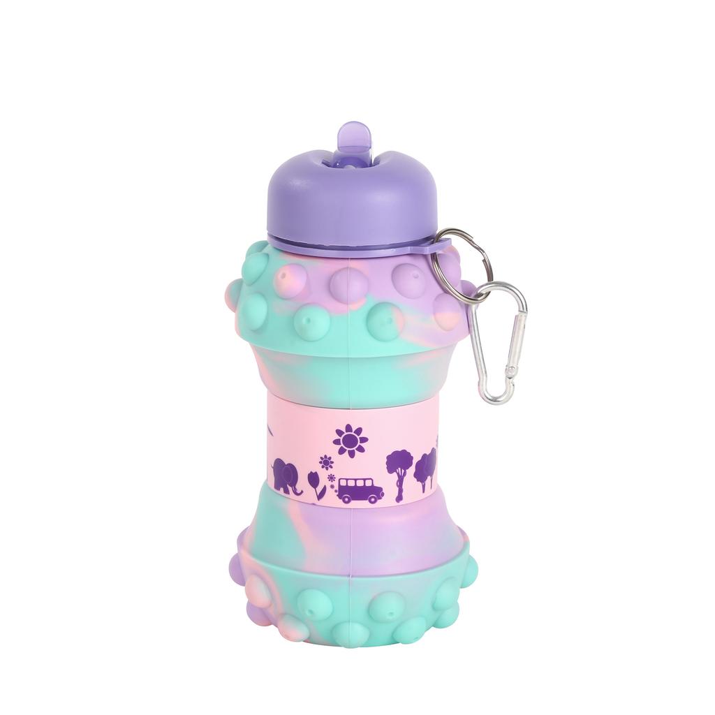 BPA Free Sports Water Bottle for Kids Gift Folding Water Bottle for Hiking,GYM,School & Sports | Collapsible Cups for Traveling