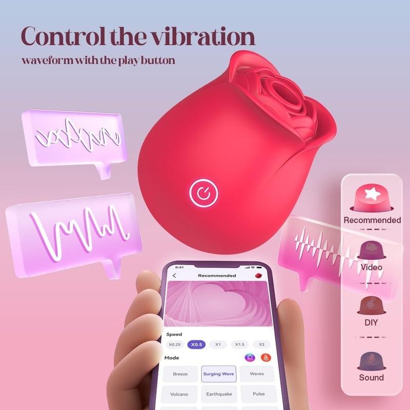 2IN1 Sucking Vibrator 9 Vibrating Sucking Sex Toy Anal Dildo G Spot Clitoral Nipple Stimulator Female Couple Rose Sex Toys Games