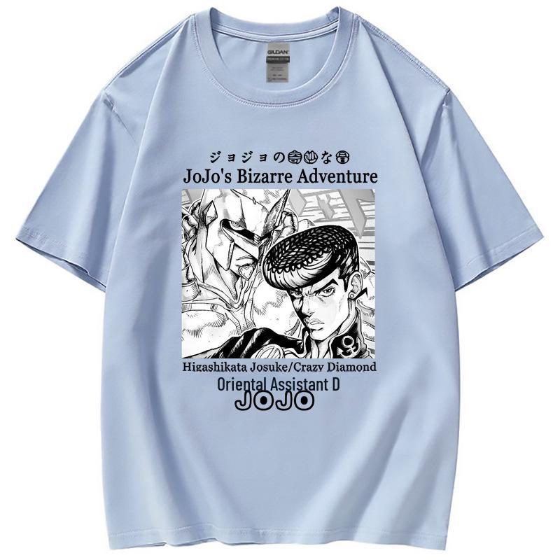 JOJO's Bizarre Adventure Touhou Josuke Crazy Diamond Loose Short Sleeve T-shirt Women