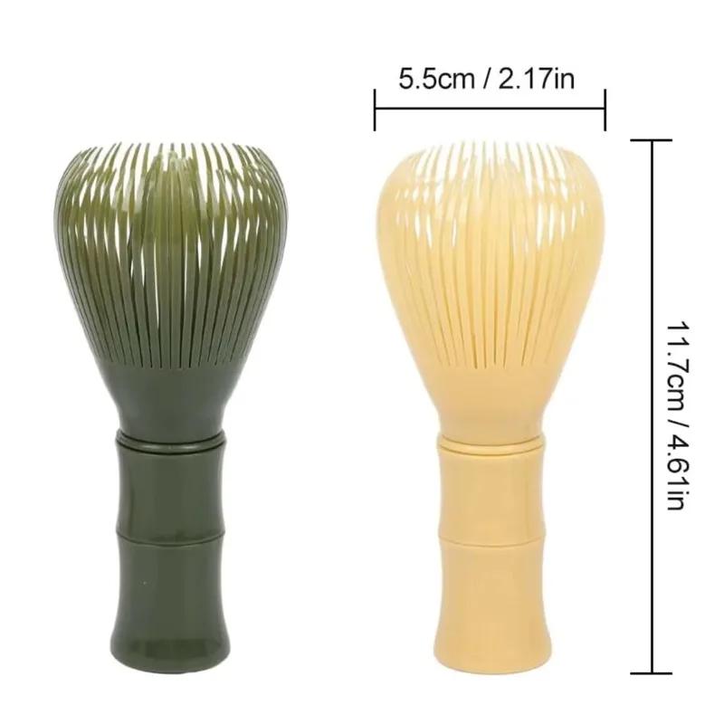 1PC Reusable Resin Matcha Stirrer for Matcha Green Tea PowderPlastic Tea Brush with StirrerMatcha Stirrer