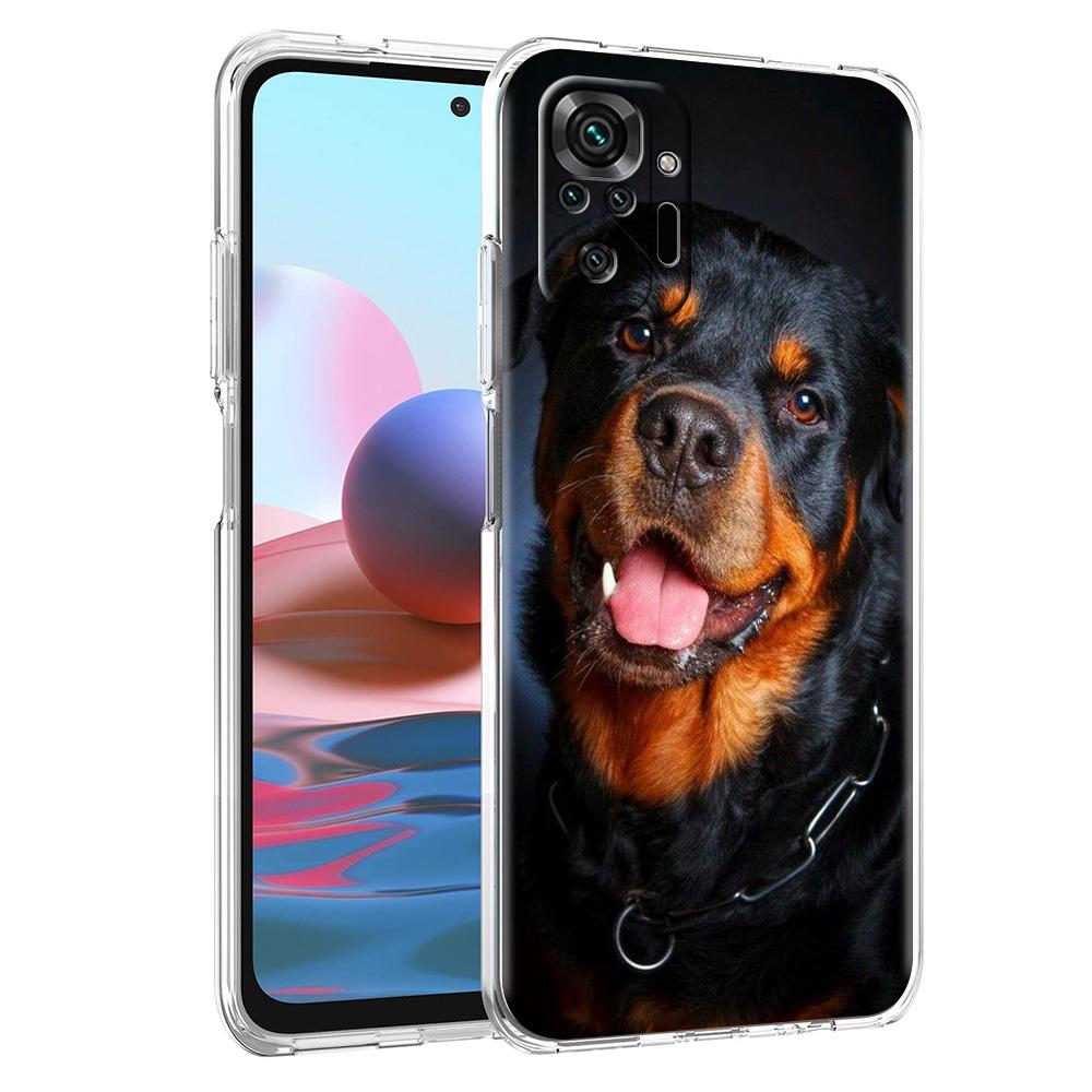 Phone Case For Xiaomi Redmi Note 15 14 5G 13 12 10 11 Pro Plus 4G 14C 13C 12C Soft TPU Cover Rottweiler Dog