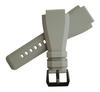 King Watch Parts Compatible with Bell Ross BR03 Rubber Strap Aftermarket Part 24mm Gray PVD [Import Original] - & BR01, - - - -