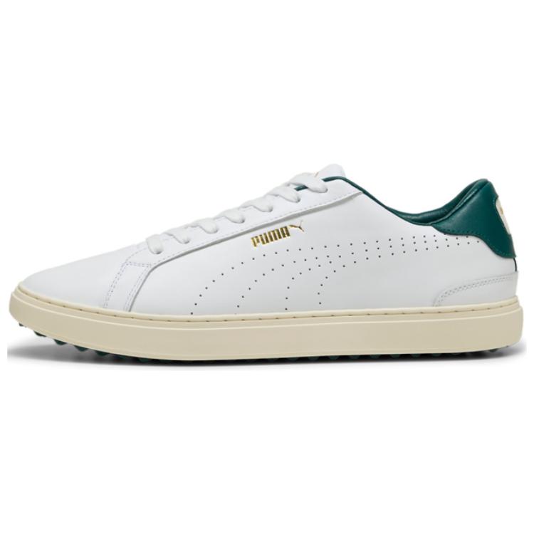 Puma Classic G Comfortable Low Top Golf Shoes Men sneaker White 312537-03