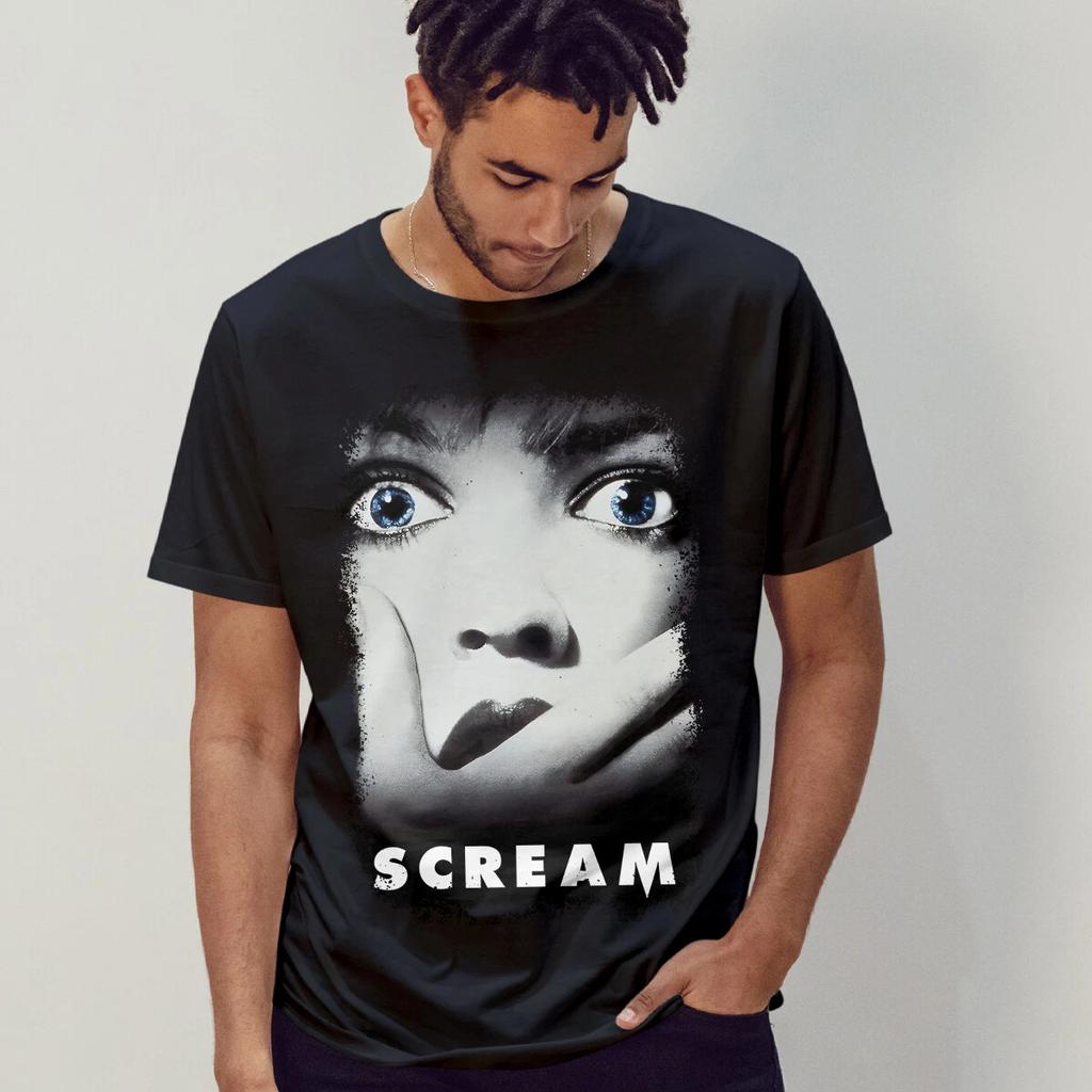 Movie Poster Inspiration for "Scream" (1996) Men's T-shirt All Season Unisex Pure Cotton Casual Fashion Street Wear