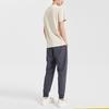 Li Ning Badfive Basketball Series Tapered Woven Sports Pants Men Pants Cold-Sand-Black AKXQ191-4
