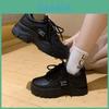 Dad Shoes Spring Fashion Sneakers With Pu Upper And Breathable Mesh For Women
