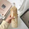 See Through With Time Scale Water Bottle Creative Roomy Leakproof Drop-Resistant Plastic Drink Cup For Climb Travel Updated