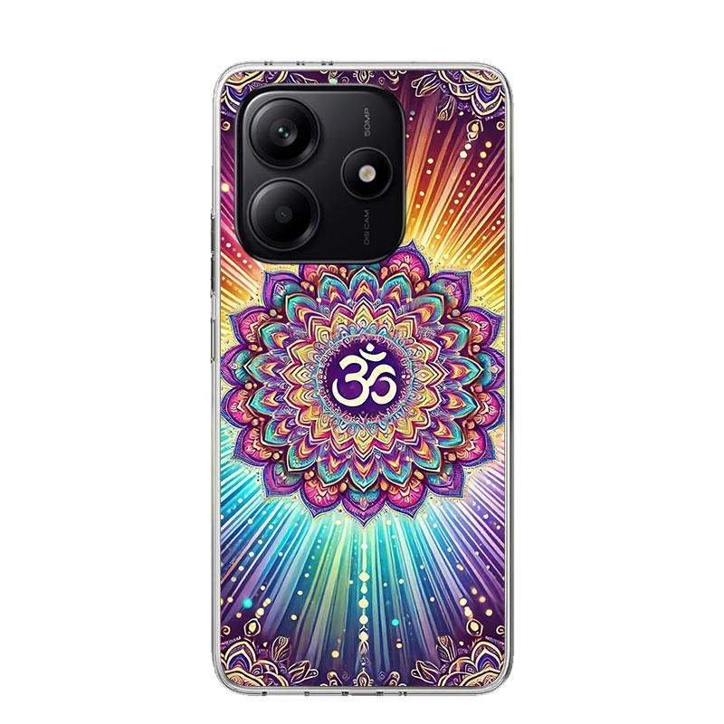 Mandala Chakra Insist Yoga Phone Case For Xiaomi Redmi Note 15 14 13 12S 12 Pro Plus 11S 11E 11 11T 10S 10 Art Soft Pattern Cove