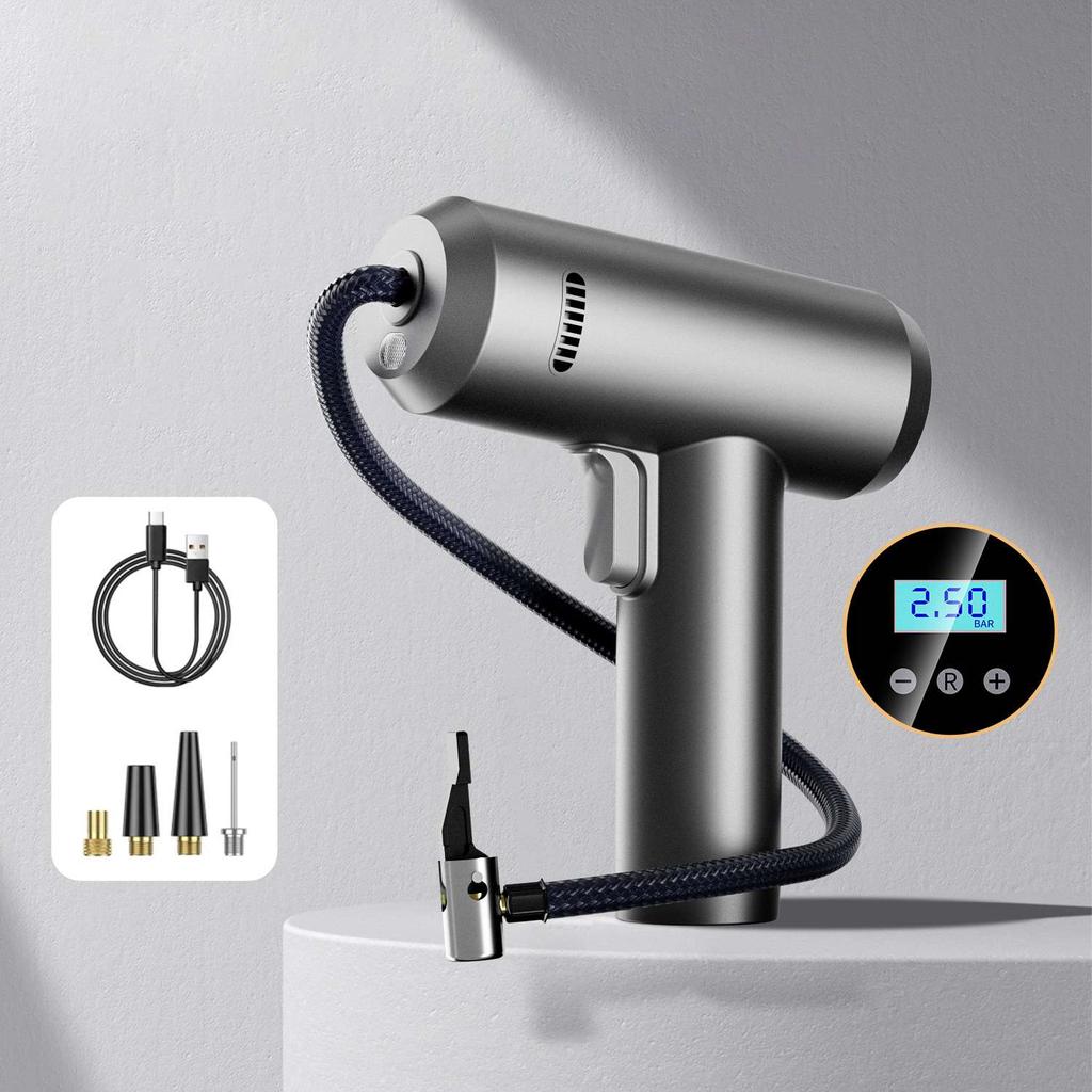 12V 150psi Handheld Air Compressor Wireless/Wired Inflatable Pump Portable Air Pump Tire Inflator Digital for Car Bicycle Balls