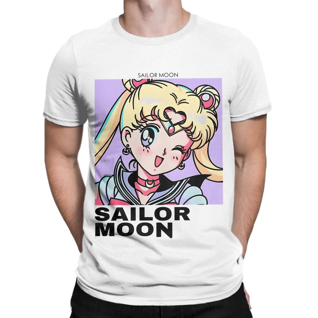 Usagi Tsukino Purple Funny 100 Cotton TShirt Tsukino Usagi Tees Tops For Unisex