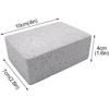 Bloc nettoyage pierre ponce - AUTREMENT - 4 pièces - Blanc/Gris - Pour grilles de barbecue - Multi-usages