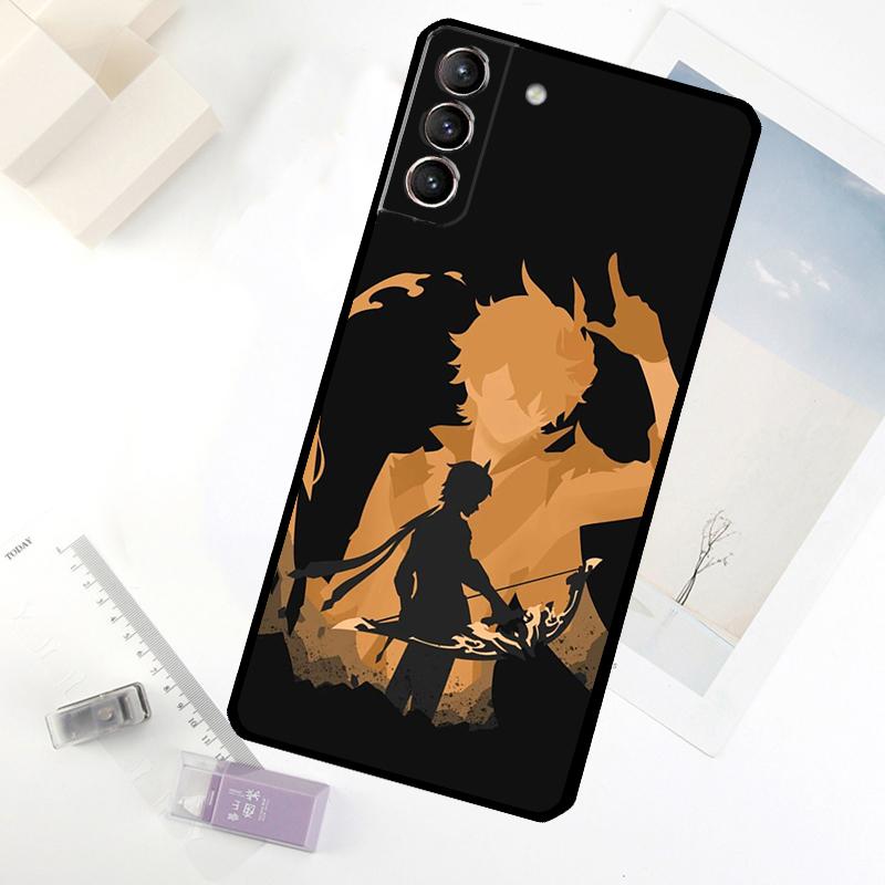 Genshin Impact Phone Case For Samsung Galaxy S20 FE S21 S22 S23 S24 S25 S26 Ultra S10 S25 Plus S25 FE Cover