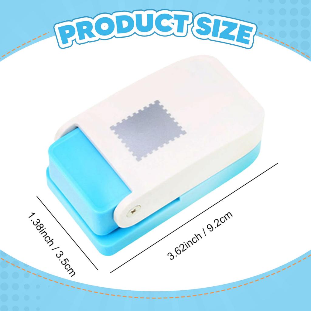 

1Pcs Rectangle Postage Stamp Punch DIY Scrapbooking Tool Stamp Border Punch for Greeting Card Scrapbooking Punching Tool