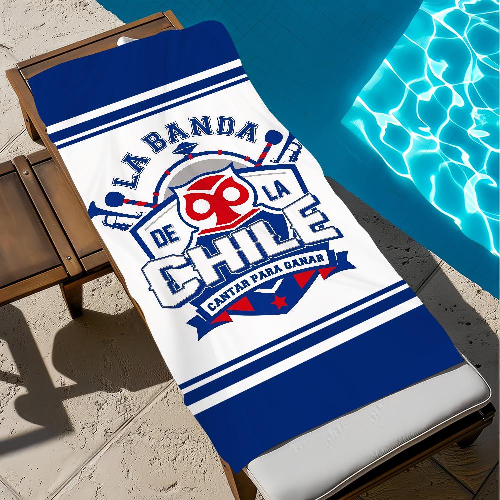 Mode art cool Club U-UniversidadS de C-ChileS doux Serviettes de Plage Voyage natation Piscine Serviette de Bain Salle de Sport Spa maison Décor Cadeau Vacances
