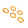 20pcs Bobbin Winder Rubber Tire Ring Flexible Elastic Portable Bobbin Winder Ring for Replacement Yellow