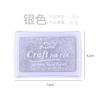 Gift Stationery Seal Companion Large Square Concave Waist 15color Monochrome Ink Pad Finger Painting Ink Pad Hand Account