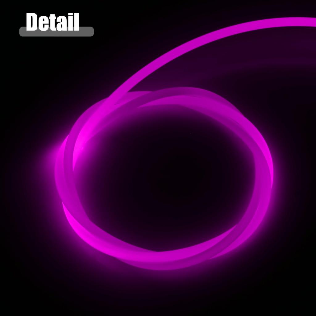 ACROPIX 1.5m 4.92ft 6mm 0.24" White Universal PMMA Fiber Optic Side Glow Cable for