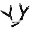 Adjustable Motorcycle Helmet Buckle Removable Y-shaped Hat Chin Strap Safety Helmet Chin Strap with Chin Cup Accessories